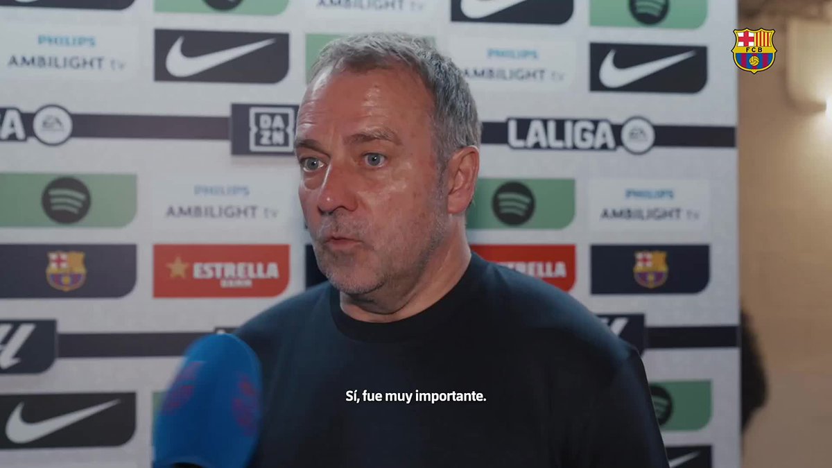 Las declaraciones de Flick después del #BarçaRayo 🎙️