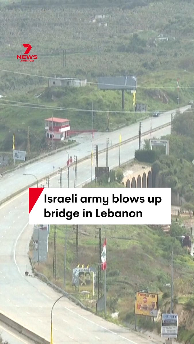 Israel has struck a main bridge linking Lebanon’s south to the rest of the country. It also ordered its military to destroy all crossings over Lebanon’s Litani River and to step up the demolition of homes near the southern border. International law generally prohibits militaries from attacking civilian infrastructure, and the United Nations human rights chief has criticised Israel’s actions in Lebanon. Israeli Defence Minister Israel Katz said that the military had been ordered to destroy all bridges over the Litani River used for “terrorist activity,” to prevent Hezbollah militants and weapons from moving south. But Lebanon’s President Joseph Aoun said the attacks are a “prelude to a ground invasion” and condemned the attacks as a “clear violation” of international law. “These attacks constitute a dangerous escalation and a blatant violation of Lebanon’s sovereignty. They are a prelude to a ground invasion, which Lebanon has long warned against through diplomatic channels,” Aoun said. #israel #lebanon #bridge #middleeast #worldnews