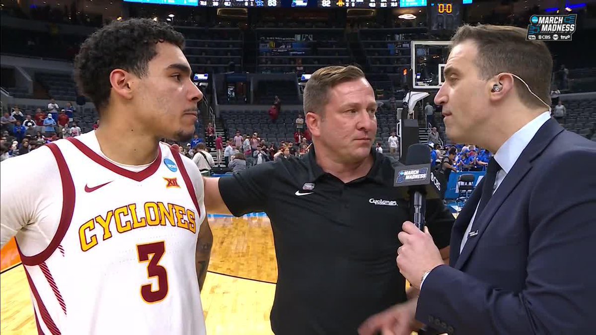 "There's not a better point guard in America" 🗣️ TJ Otzelberger has high praise for his star guard 🤩 #MarchMadness
