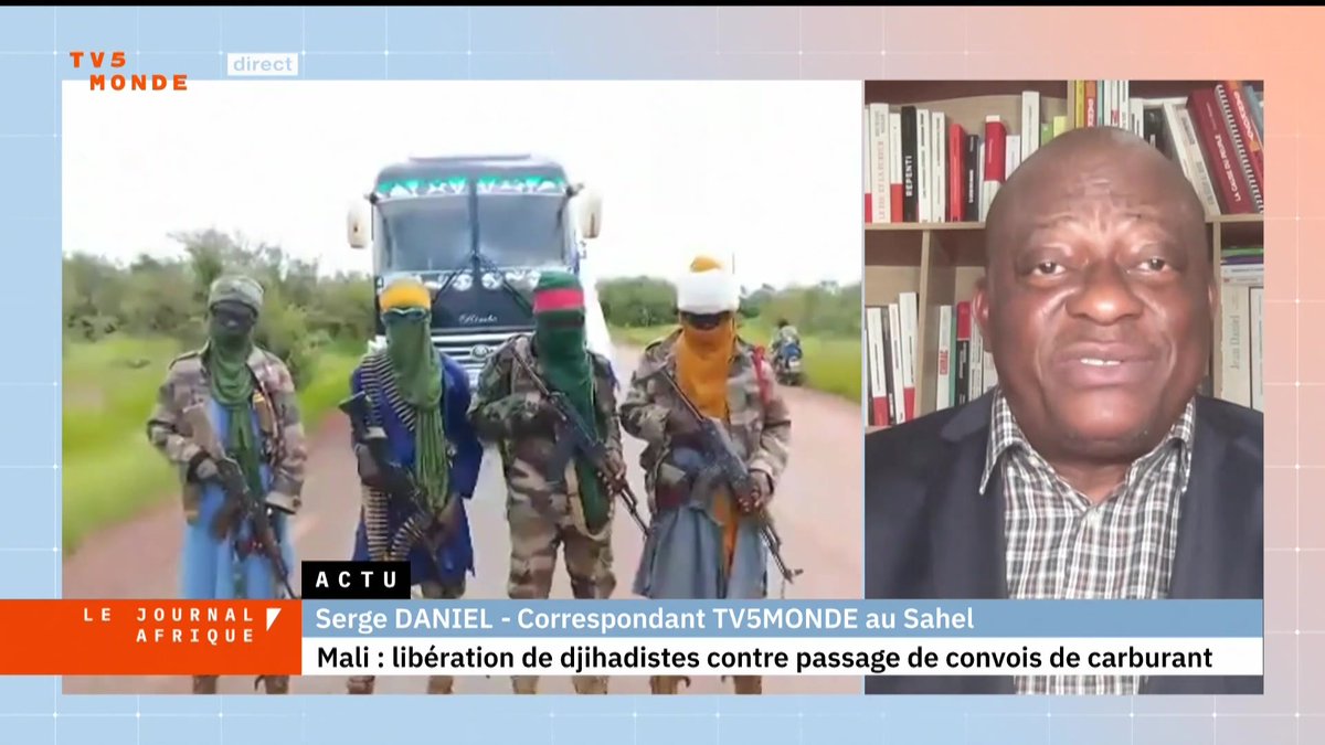 Au Mali, plus d'une centaine de djihadistes présumés ont été libérés en échange de la libre-circulation des camions-citernes, attaqués ces derniers mois. Ce corridor sécurisé serait effectif jusqu'à la fin du mois de mai. Précisions de notre correspondant, Serge Daniel.