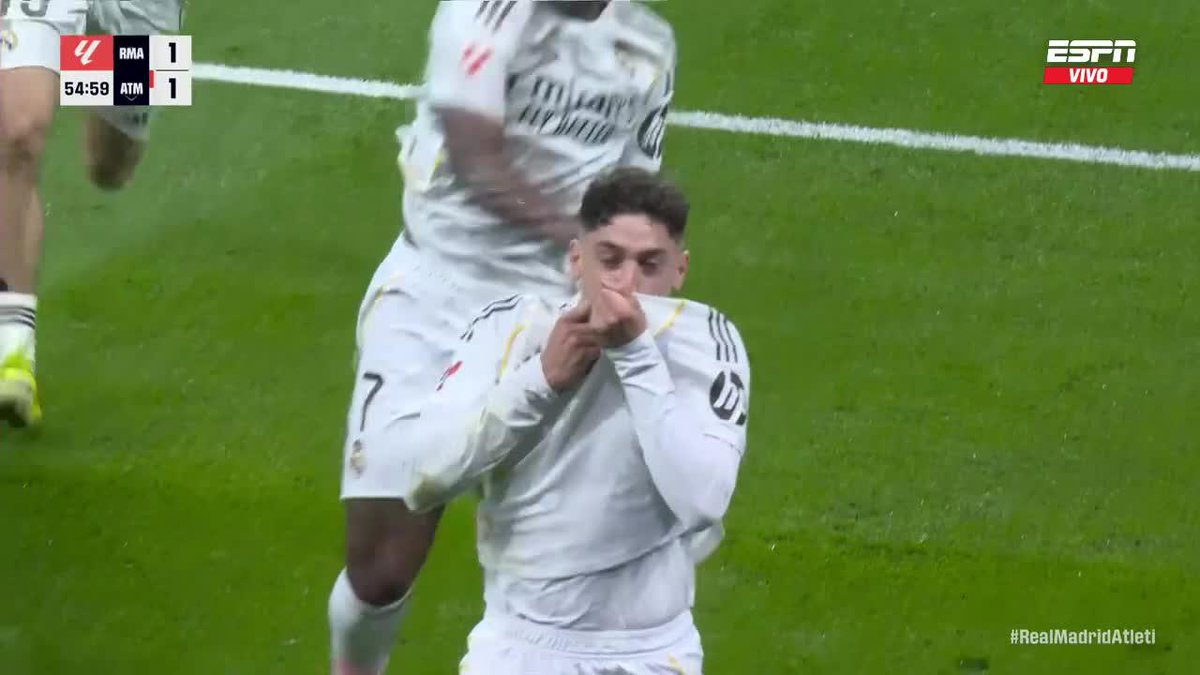 🤯🇺🇾 GOL DE VALVERDE Y REAL MADRID SE LO DA VUELTA AL ATLÉTICO.