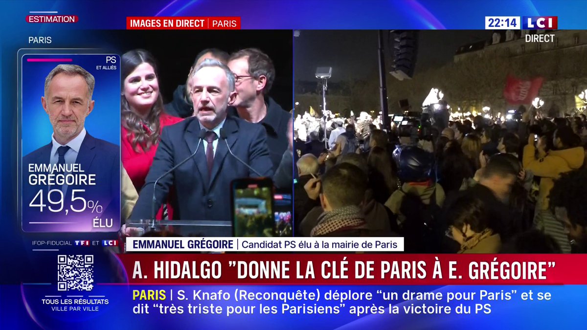 🔴 #Municipales2026 : "Je me félicite que Rachida Dati n'ait pas gagné Paris (...) Il ne faut pas penser que nos électeurs à chaque fois qu'ils seront méprisés vont venir au secours d'un second tour", Eric Coquerel