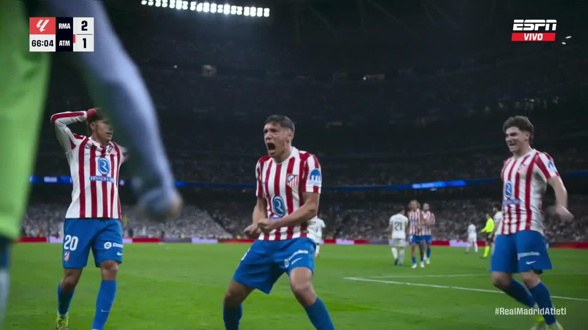 🤯🇦🇷 QUÉ GOLAZO DE NAHUEL MOLINA. AL REAL MADRID, EN EL BERNABÉU. 😮‍💨