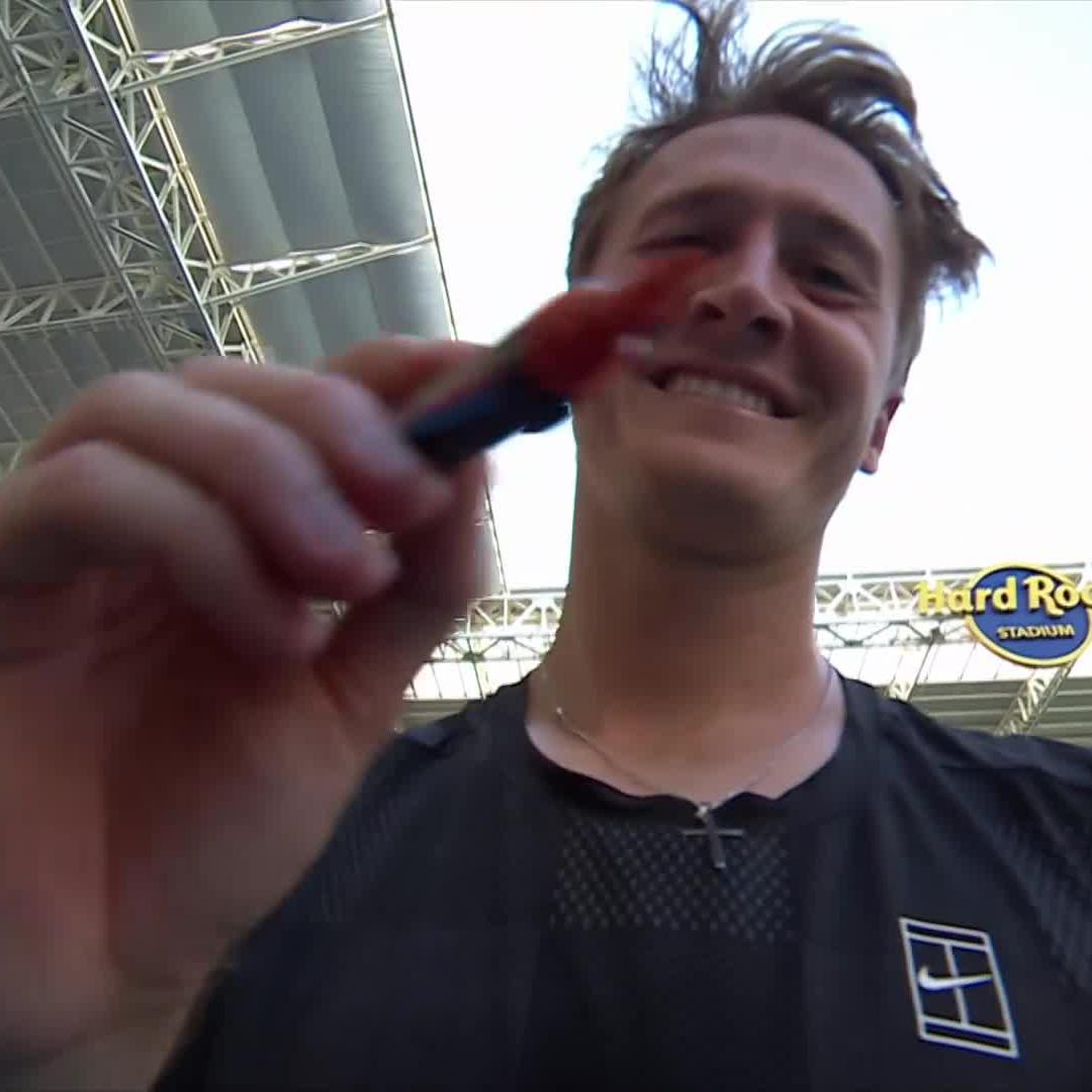Holy... KORDA 😜 @Sebikorda #MiamiOpen