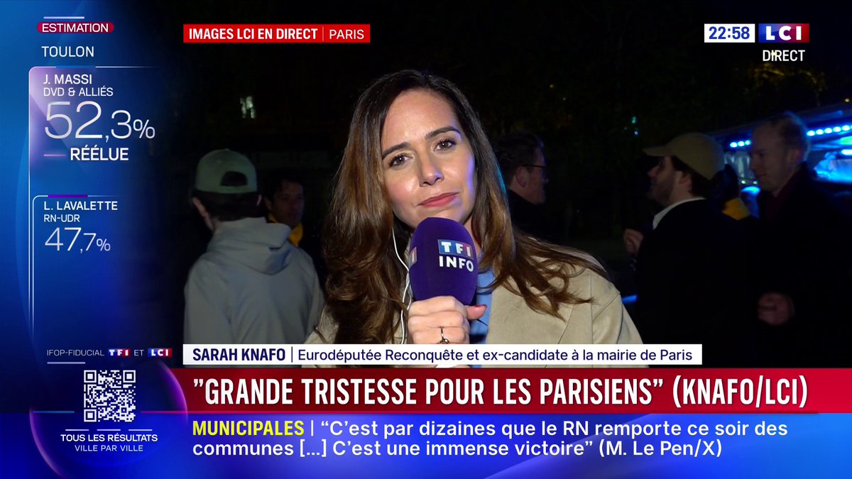 🔴 Municipales à Paris : « Rachida Dati a refusé la main que je lui tendais », réagit Sarah Knafo sur LCI