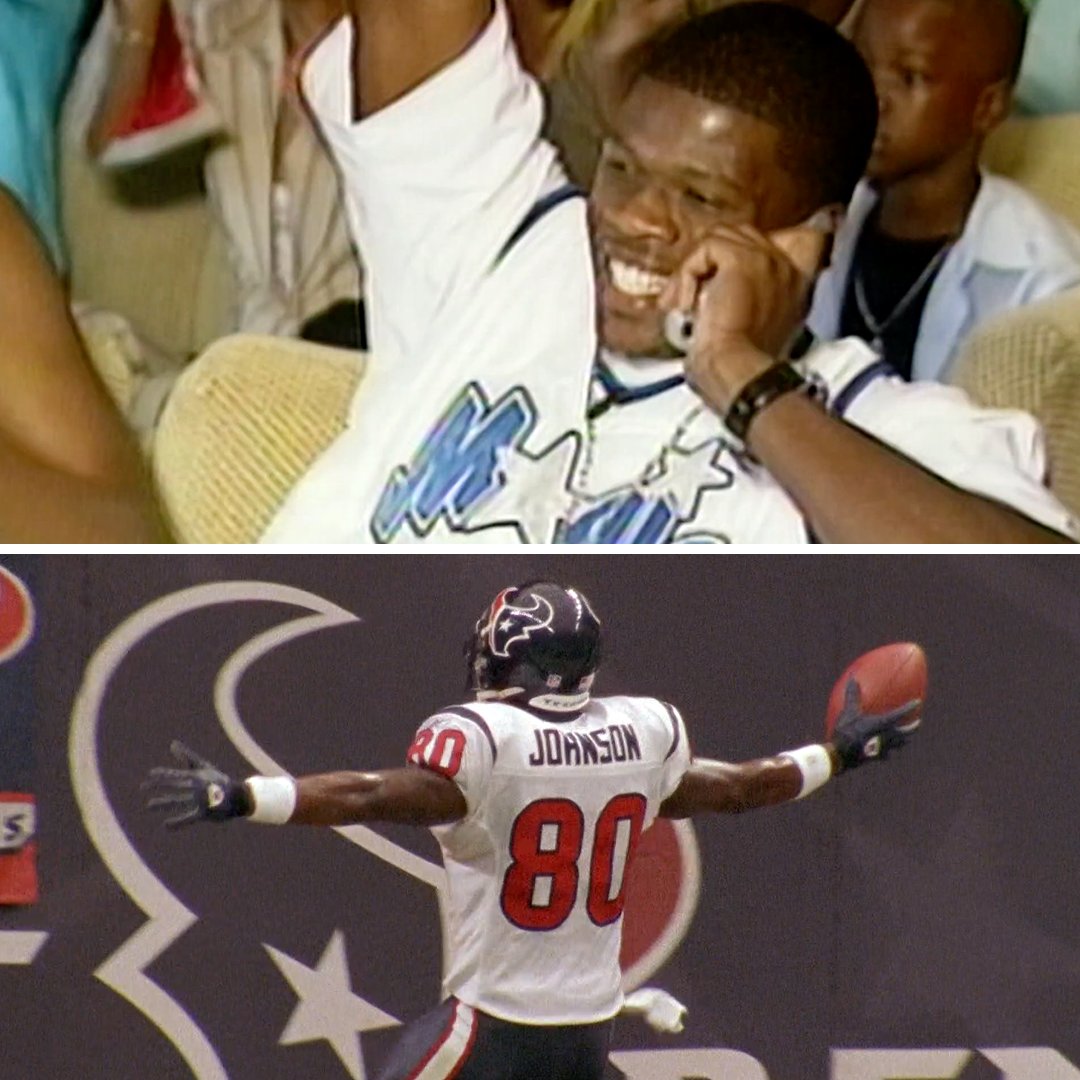 When the Houston Texans selected Andre Johnson third overall and he BALLED OUT as a Rookie 🔥