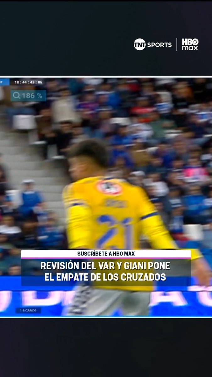 โช๐ต๐ข Llegรณ la igualdad en el Claro Arena Tras revisiรณn del VAR, Justo Giani no se puso nervioso y marcรณ el 1-1 de #LosCruzados ante la U. de Concepciรณn, por la primera jornada de la #CopaDeLaLiga2026, en este #MatchdayDomingo. Disfruta lo mejor del fรบtbol chileno. Suscrรญbete a #TNTSportsenHBOMax ๐ฒ๐ป Link en la BIO ๐