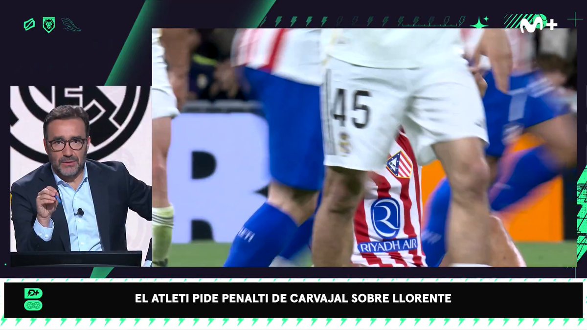 ¿Hubo penalti sobre Marcos Llorente? Opina la mesa de #DeportePlus.