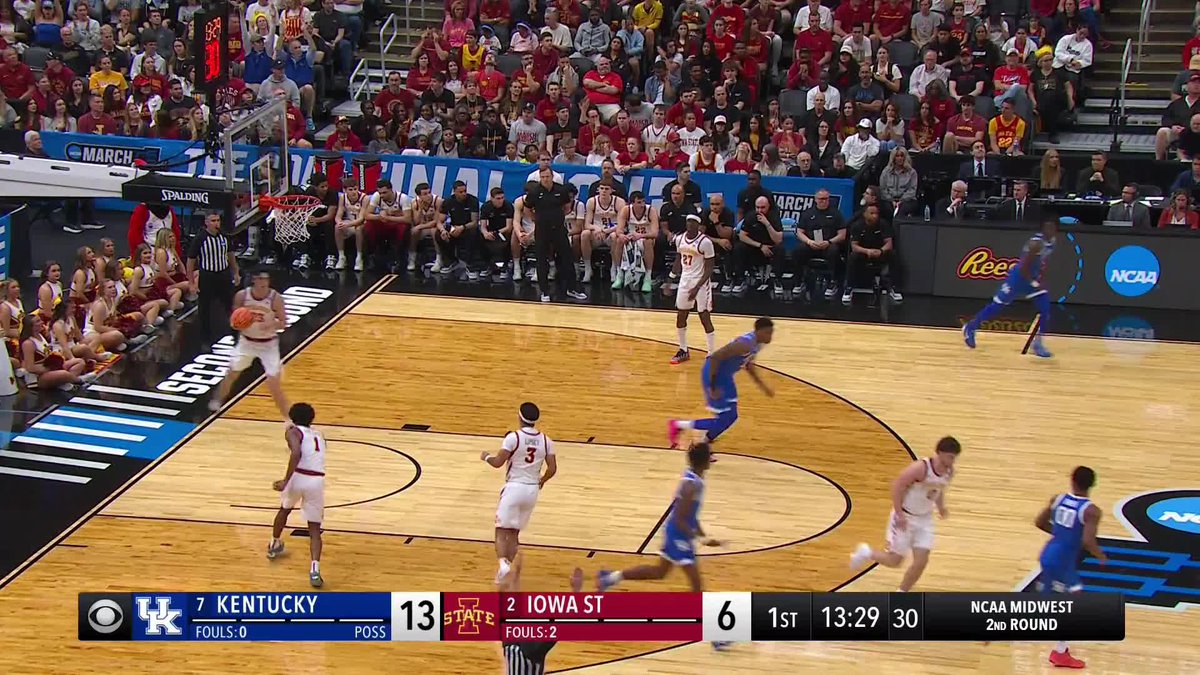 “20 turnovers caused for 25 points. They just put it on Kentucky - they could not breathe” 🌪️ The Fast Break crew breaks down how Iowa State got the W. #MarchMadness LIVE: 📺