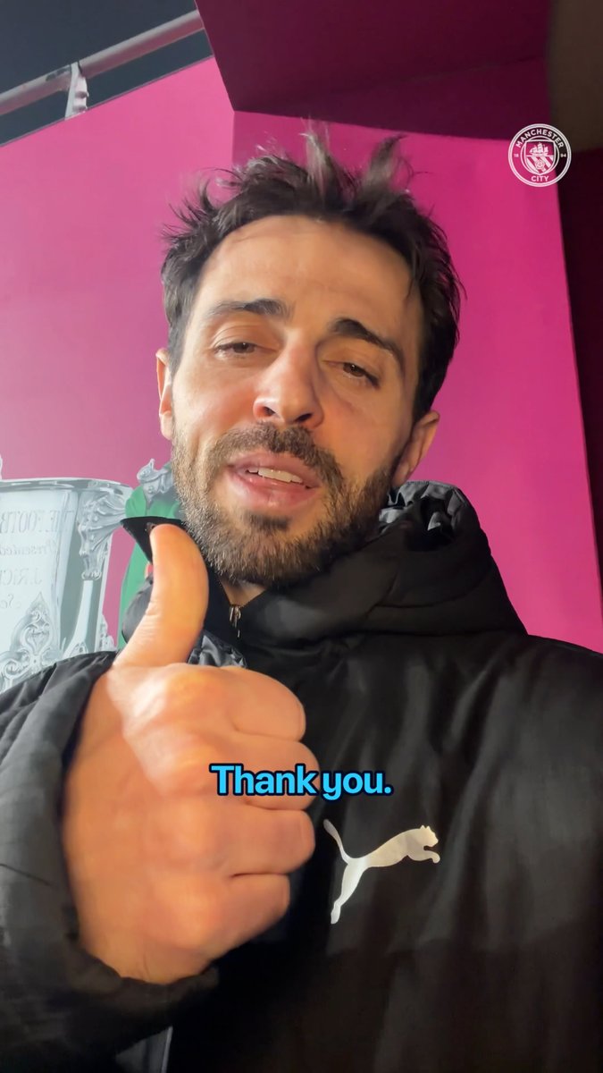 A message from our captain 📩 🩵 Bernardo Silva