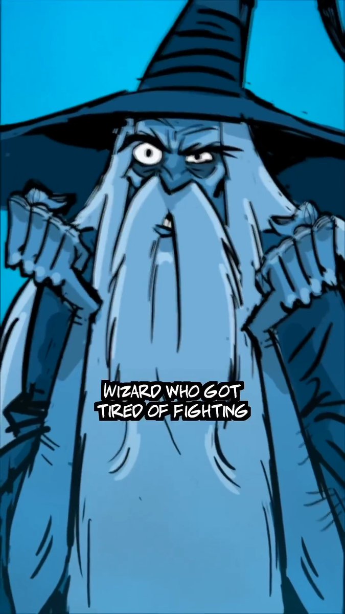 WIZARD WHO GOT TIRED OF FIGHTING