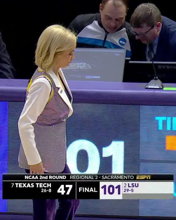 CENTURY MARK. 💯 LSU Women's Basketball x NCAA March Madness