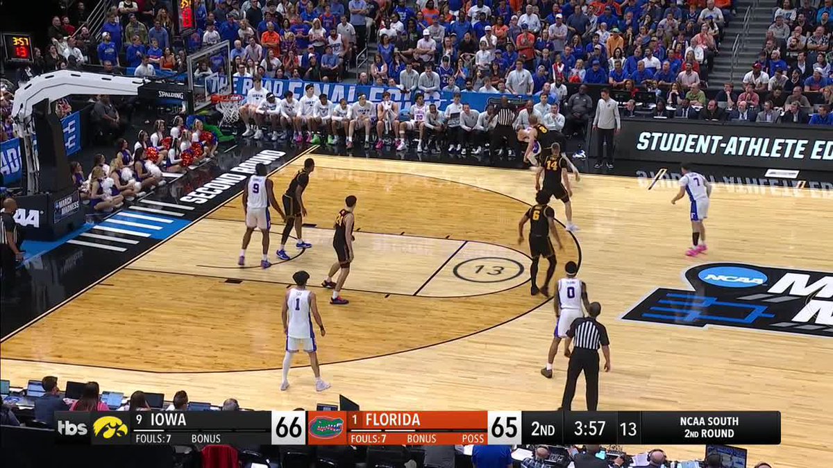 FROM THE LOGO 🤯 #MarchMadness Iowa Men’s Basketball