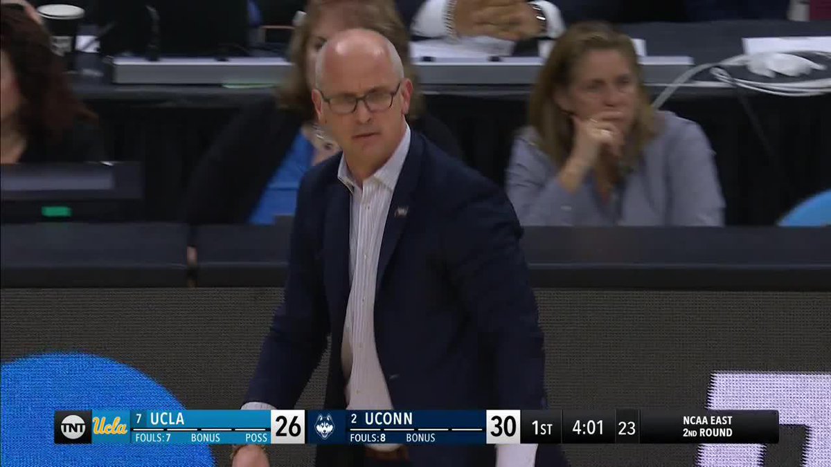 Braylon Mullins sticks it from the stripe 🎯 #MarchMadness UConn Men's Basketball