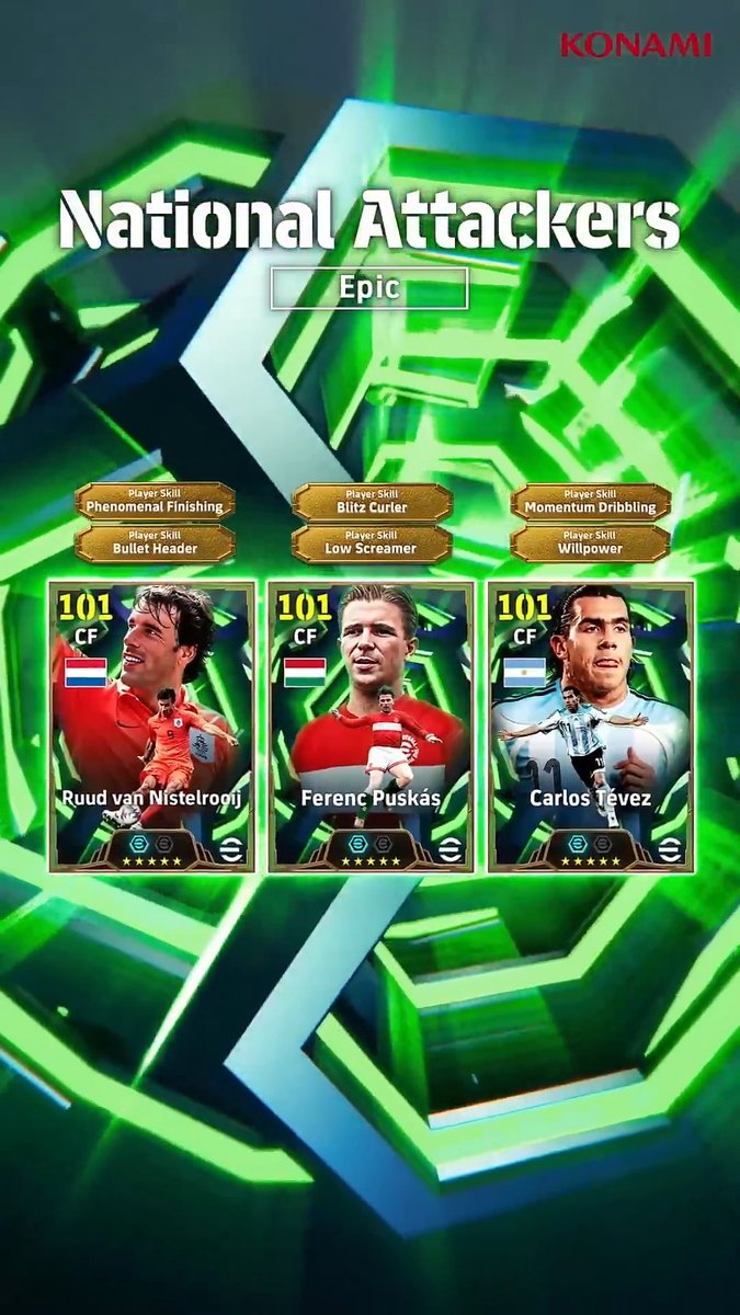 Epic : National Attackers Trailer 🌍📽️ 🇳🇱 Ruud van Nistelrooy 🇭🇺 Ferenc Puskás 🇦🇷 Carlos Tevez #eFootball2026 | #eFHUB