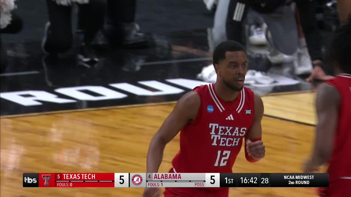 Donovan Atwell for 3️⃣ #MarchMadness Texas Tech Basketball