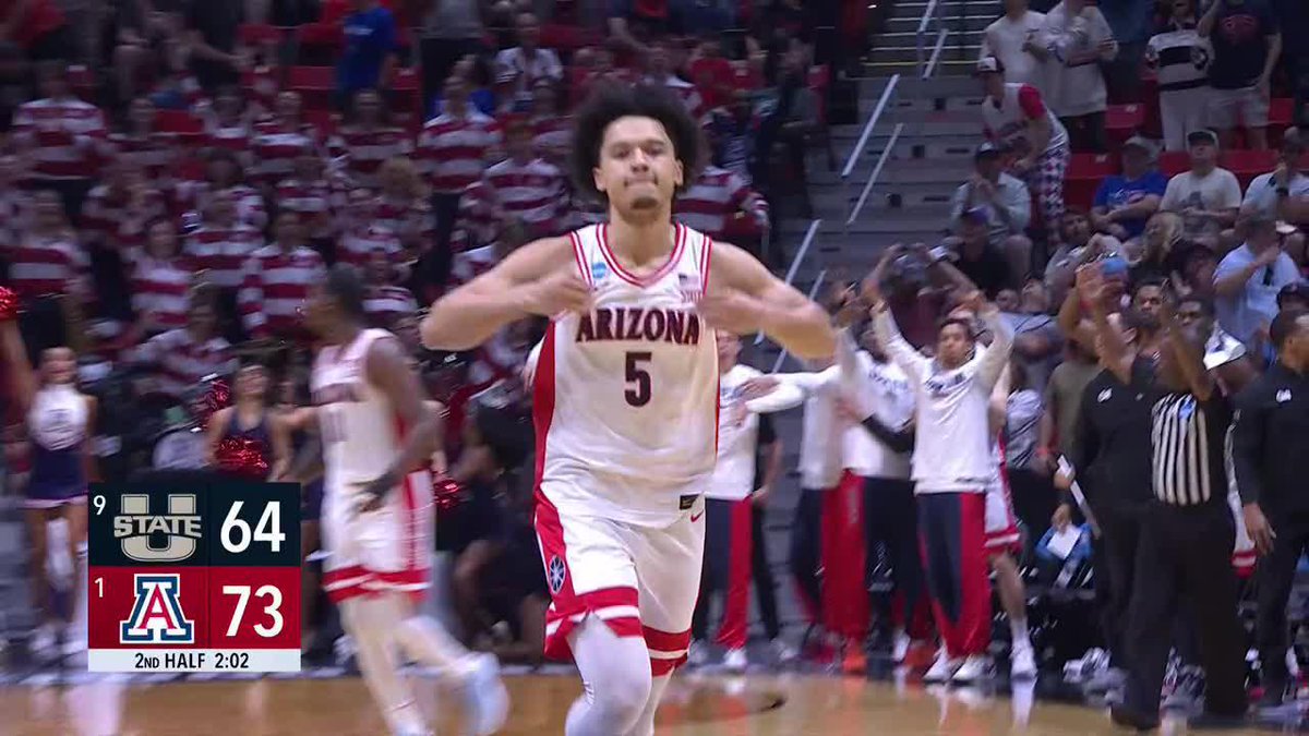 BRAYDEN BURRIES, ARE YOU SERIOUS? Big time clutch jumper from the freshman! Arizona Basketball