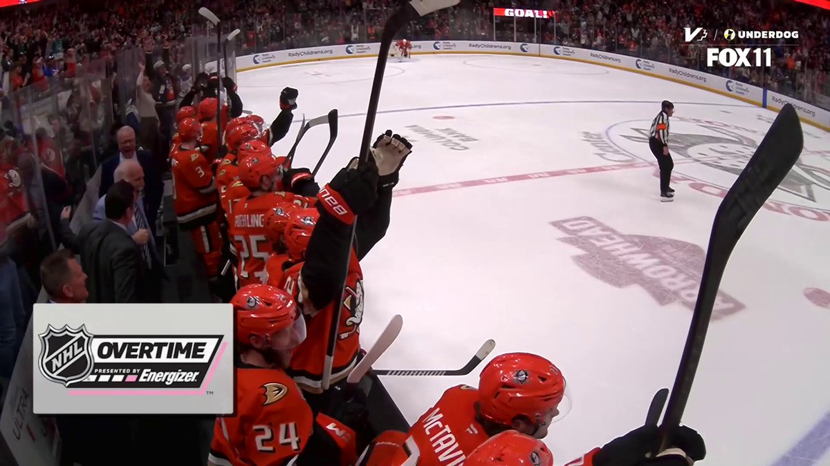 QUACK QUACK QUACK!! 🦆 Troy Terry is the Energizer overtime hero!