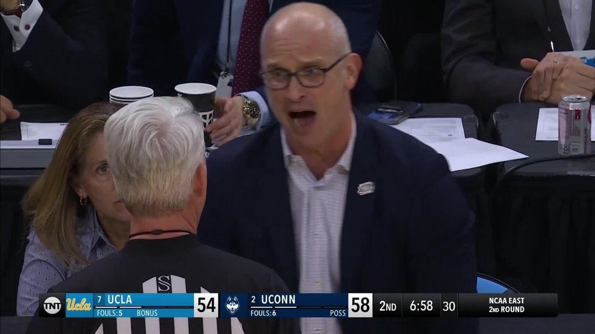 Part I: Dan Hurley isn't happy with the officiating in UConn's second-round game vs. UCLA. #MarchMadness #NCAATournament