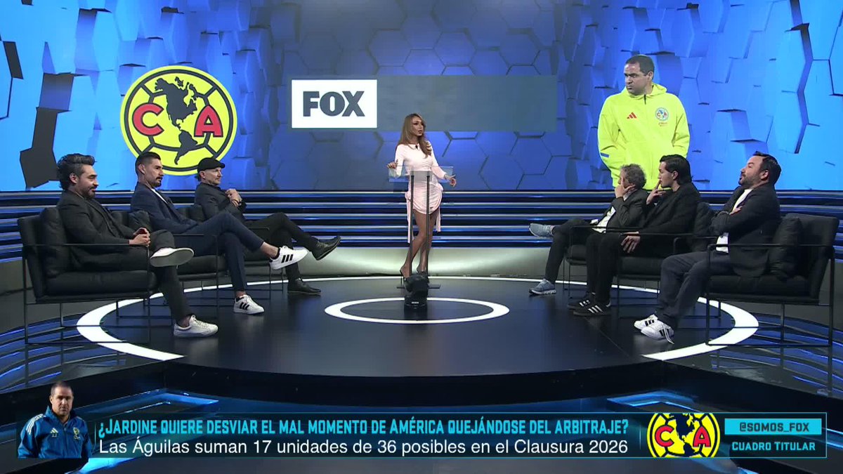 "VAN DE LA MANO🤝" Para 🎙️ Fernando Cevallos, 🇧🇷Jardine y la mentira va de la mano con el 🦅americanismo... 👀🔥 Y amenaza a 🎙️ Daniel Brailovsky con que las Águilas se metan en 8° a Liguilla. #CuadroTitular