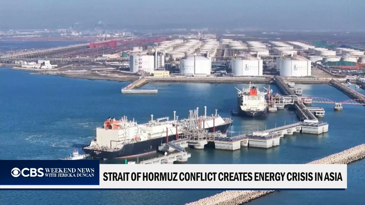 With shipping through the Strait of Hormuz virtually closed, the impact of the war with Iran is being felt in Asia, as almost every country is dependent on oil and gas from the Middle East. Governments are now scrambling to respond to the energy crisis. anna coren reports.