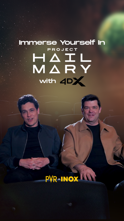The directors of Project Hail Mary are experiencing it all in 4DX! 🎬🔥 Are you ready to dive into the adventure with them? 🚀 #ProjectHailMary releasing at PVR INOX on March 26! Book now: . . . #RyanGosling #SandraHüller #MilanaVayntrub Credits: Sony Pictures India