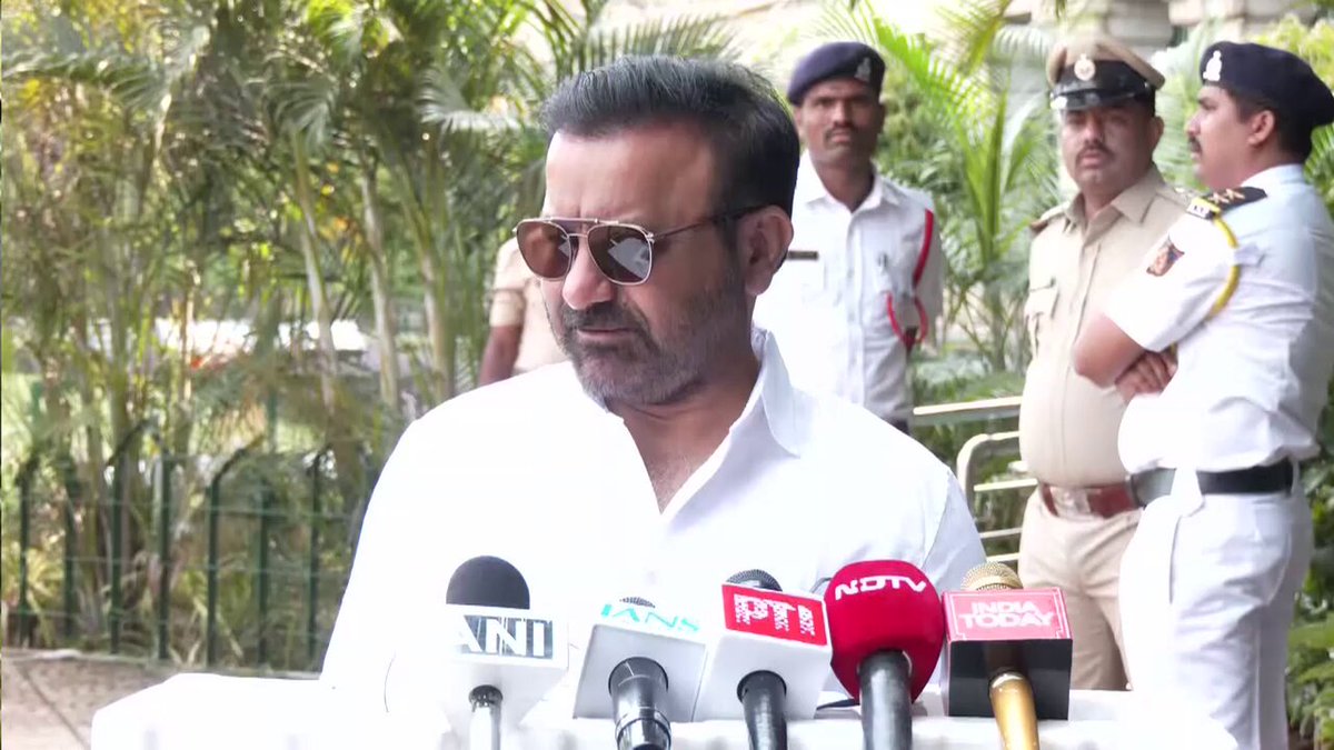 #WATCH | Bengaluru | On PM Narendra Modi becoming the longest-serving head of government in the country, Karnataka Minister Santosh Lad says," Today, Bangladesh's per capita income is better than India's. In the last 10 years, the Indian rupee has fallen by 60%. No one wants to discuss this. Smaller countries have outdone us. There is no growth in the country, and more debt. There has to be very strong introspection by the govt. I wish PM Modi all the best."