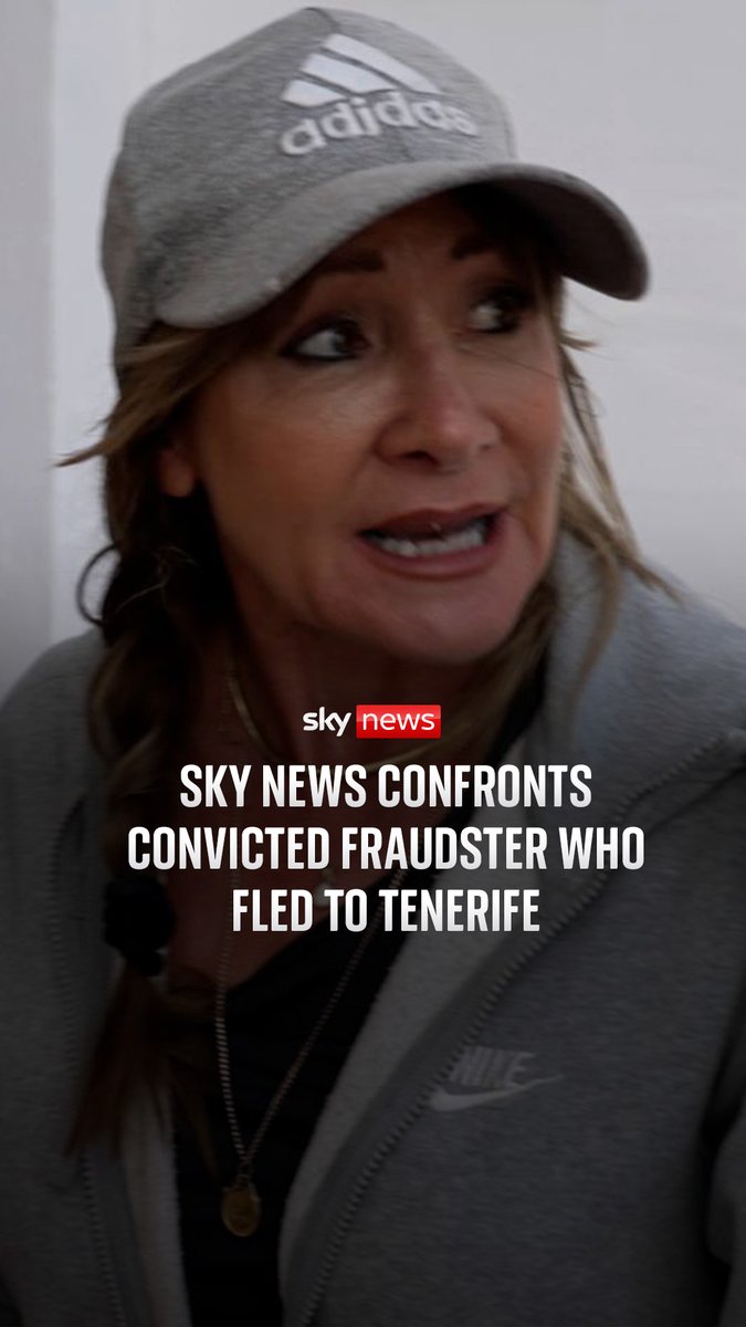 A "shameless" fraudster who stole £300,000 from a vulnerable pensioner and spent it on Botox and other luxuries has been tracked down by Sky News in Tenerife. Read more: