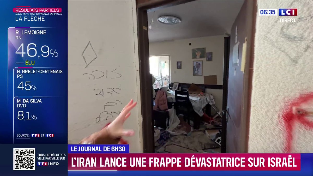 🔴 L'Iran lance une frappe dévastatrice sur Israël ▶️ Le journal de Laurène Barrière-Tallerie dans la matinale LCI