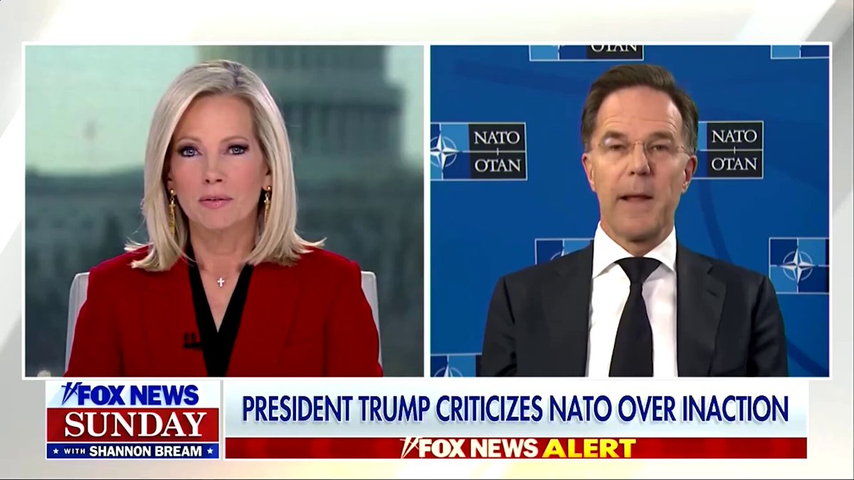 NATO Secretary General Mark Rutte said that 22 countries, including NATO members along with allies such as South Korea and Japan, are coordinating efforts to reopen navigation through the Strait of Hormuz