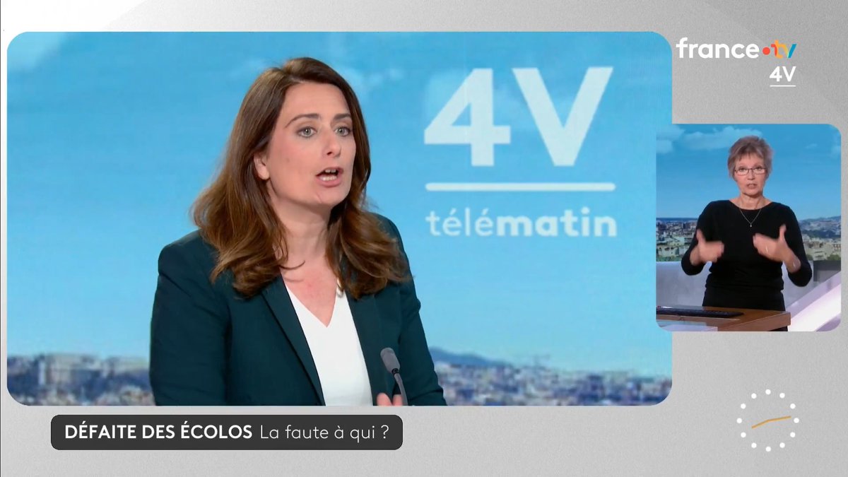 🗣️ "Les macronistes et une partie de la droite ont tout fait pour nous faire perdre. (...) Il y avait un souci de communication." 🔴 Marine Tondelier, secrétaire nationale Les Écologistes - EELV, analyse l'échec de son parti aux élections municipales. #Les4V
