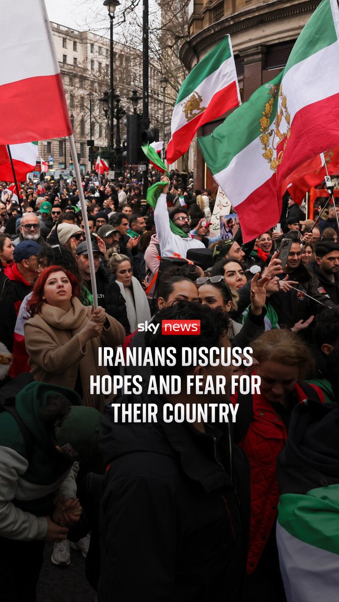 The Iranian diaspora has taken to the streets in the UK over the previous weeks, as the Iran war continues. They seem split over whether the war will lead to the liberation of Iran Sky's @ashishskynew speaks to some about their hopes and fears for their country 