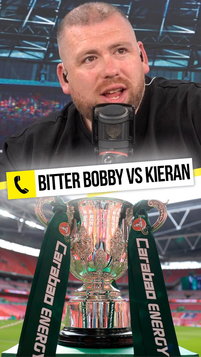 ❌ "It means nothing to me." 🏆 "The Premier League &amp; Champions League is everything." 👀 "The EFL Cup is pathetic." This Arsenal fan explains why he's not actually bothered that they lost the League Cup final against Man City...