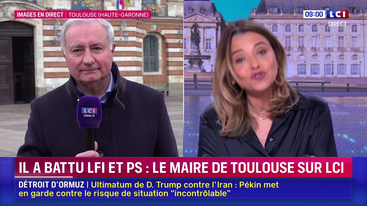 🔴 Le maire de Toulouse Jean-Luc Moudenc s'exprime sur LCI après sa victoire aux élections municipales à Toulouse ⤵️ 📺 En toute liberté avec ANAIS BOUTON