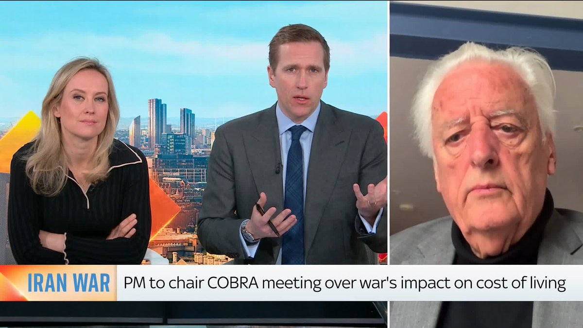 Speaking about the war in Iran, Barrister Michael Mansfield KC tells Wilfred Frost, 'The rule of law and institutions of international law are being ignored; they know perfectly well this is an illegal war.' 📺 Sky 501 and YouTube