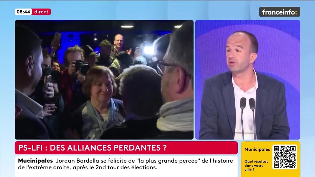 🔴 Jean-Luc Mélenchon, "devenu le boulet de la gauche" estime Olivier Faure ➡️ "Le repoussoir et le boulet dans ces villes, ceux qui ont fait perdre ces villes à la gauche, ce sont les maires sortants du PS qui ont pris une raclée historique au premier tour", dit Manuel Bompard
