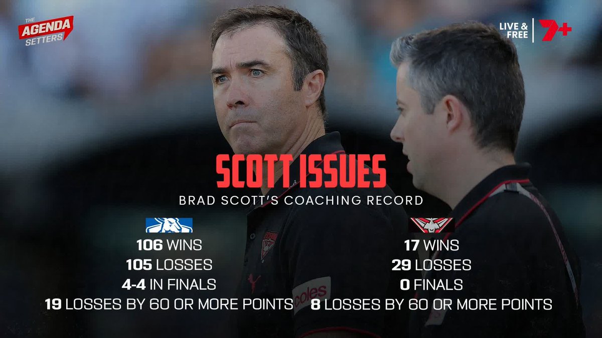 "I feel that there is a growing disconnect between Brad (Scott) and Essendon... and I don't reckon he was only talking about the players when he talked about selfishness." 🗣️ Caroline Wilson on Brad Scott and the Bombers