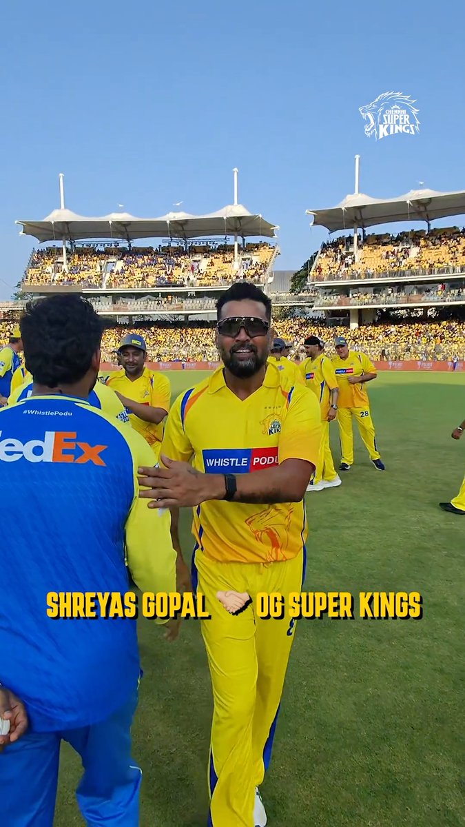 POV: You’re Shreyas… and you just met all the OG Lions 🦁✨ #Roar26 #WhistlePodu