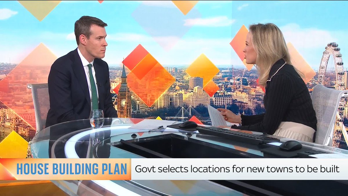 🗣️ 'You pledged to build 1.5m homes by the end of the parliament. Are you on track to reach that target?' - Sophy Ridge 🗣️ 'We still think we can reach that target... the headwinds from the Iran war do not help' - Minister for Housing & Planning, Matthew Pennycook MP