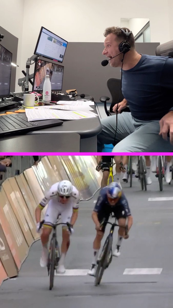 🎥Commentary Cam: Milano Sanremo edition 🚴‍♂️ Here’s how Rob Hatch covered the final dramatic moments of another wonderful edition at La Classicissima 🇮🇹