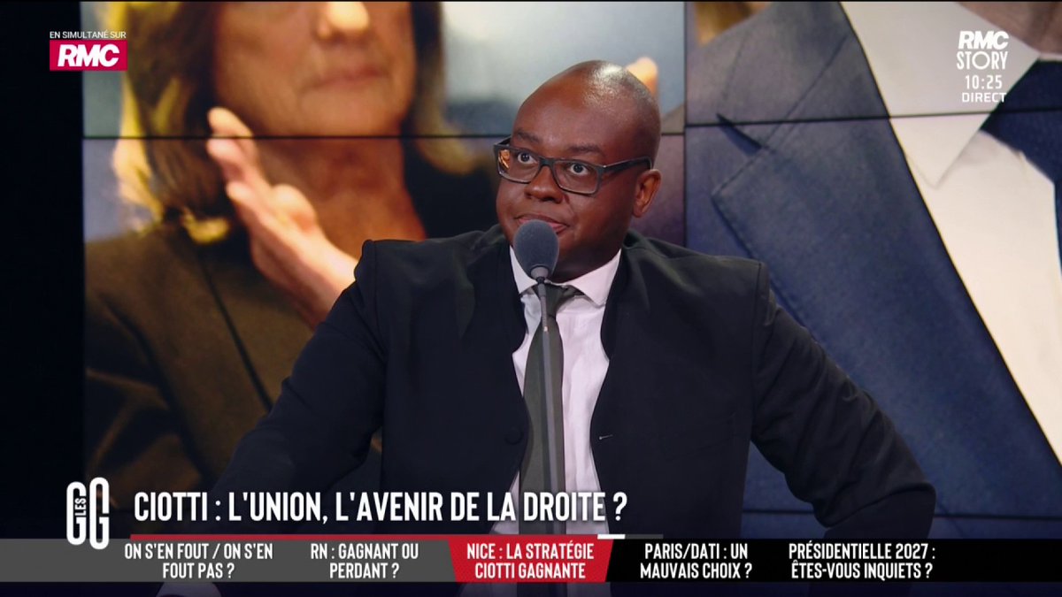 🔴 Éric Ciotti peut-il rêver plus grand? 🗣️ Pour Abel Boyi, le RN doit se méfier: "Éric Ciotti a lancé une dynamique. Si le RN ne lui convient pas, il est capable d’envoyer Bardella se faire voir. Il est beaucoup plus indépendant qu’on ne le croit." #GGRMC