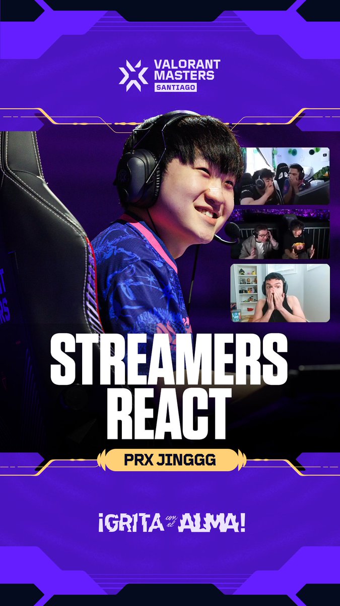During #VALORANTMasters Santiago, no one could predict PRX Jinggg's next move… not even him 😅