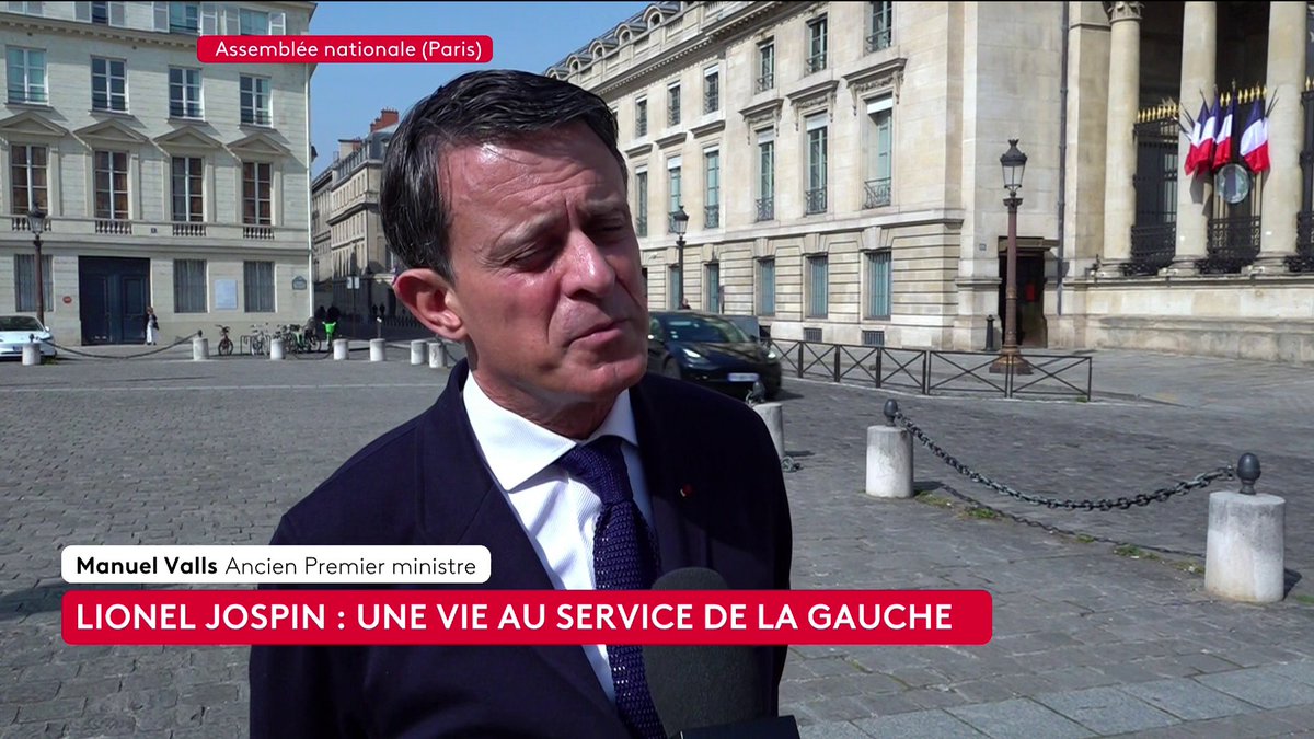 🔴 "Sans doute que la défaite de Lionel Jospin [au premier tour de l'élection présidentielle] le 21 avril 2002 a beaucoup pesé sur son destin et celui de la gauche", avance Manuel Valls, ancien Premier ministre sous la présidence de François Hollande. #canal16
