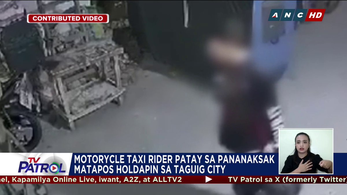 Patay ang isang motorcycle taxi rider matapos saksakin ng holdaper sa Taguig City. Nakuhanan pa ng video ang paghingi ng tulong ng biktima bago nasawi.