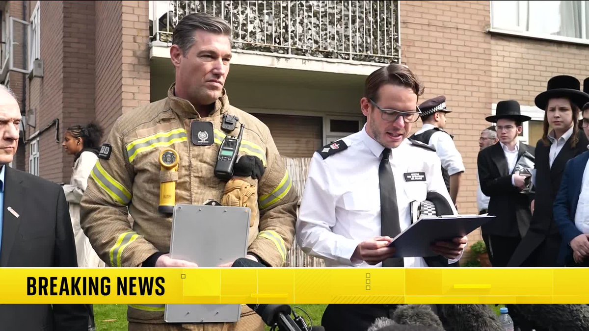 "We believe we are looking for three suspects at this early stage," the Metropolitan Police have said in a statement following the arson attack on Jewish community ambulances in Golders Green. 📺 Sky 501 and YouTube
