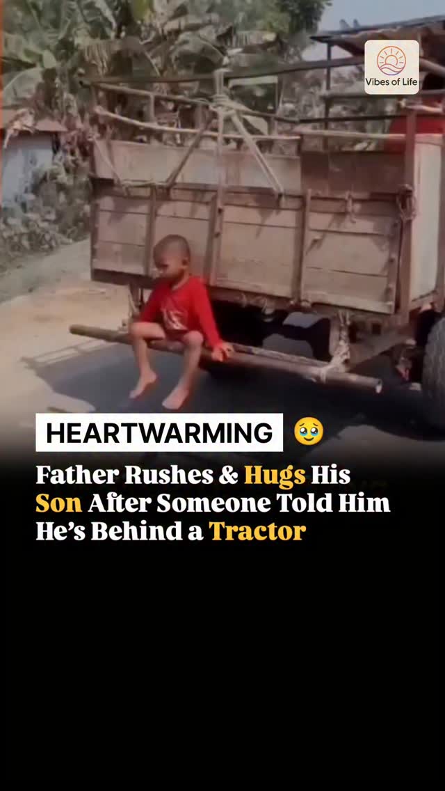 Poor baby he wanted to go with his dad