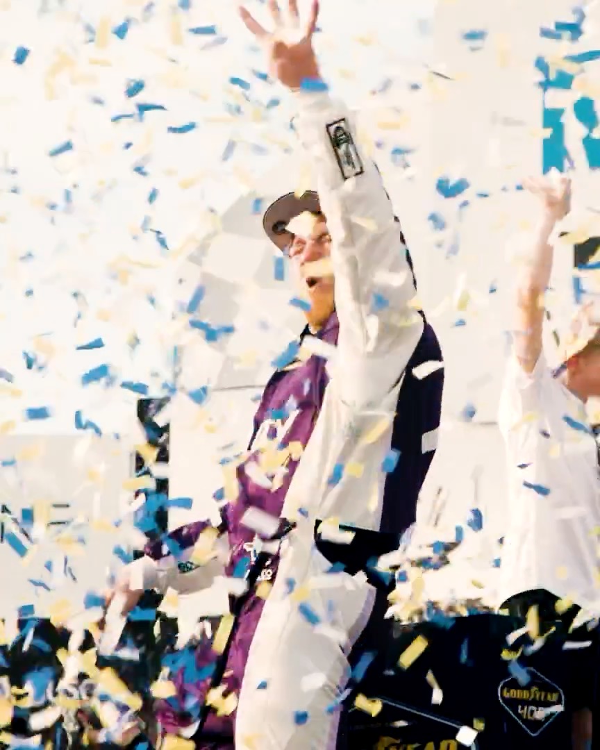 He's finally got that Darlington victory.