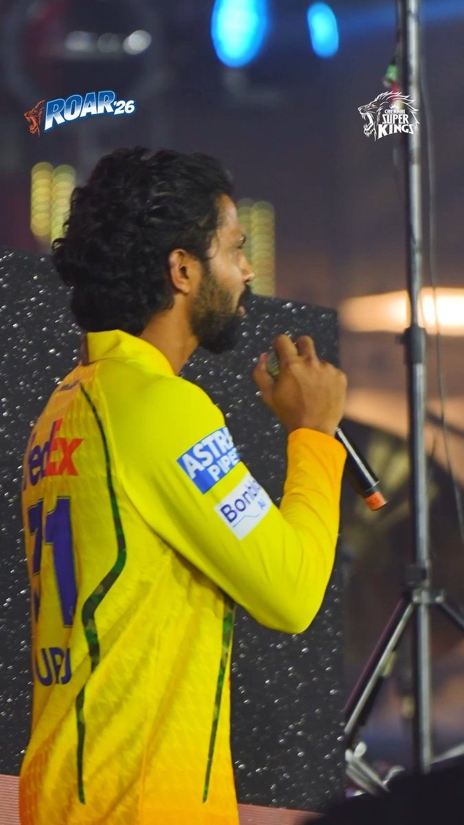Captain said, “See you on April 3.” The Den heard it loud and clear! 🦁🔥 #Roar26 #WhistlePodu