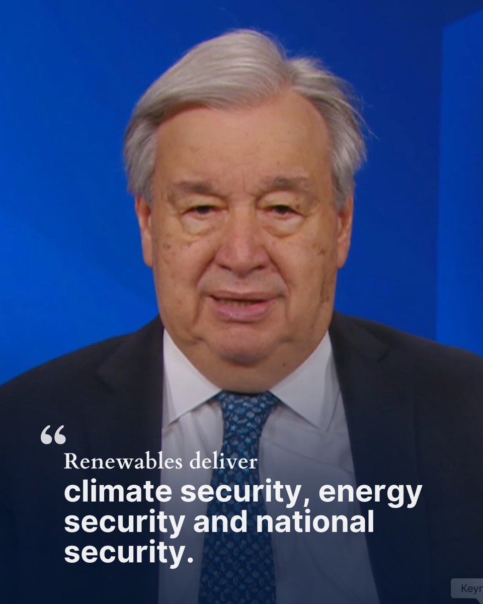 In this age of war our addiction to fossil fuels is destabilizing the climate, global economy & global security. Now more than ever, we must accelerate a just transition to renewable energy. Renewables deliver climate security, energy security & national security.