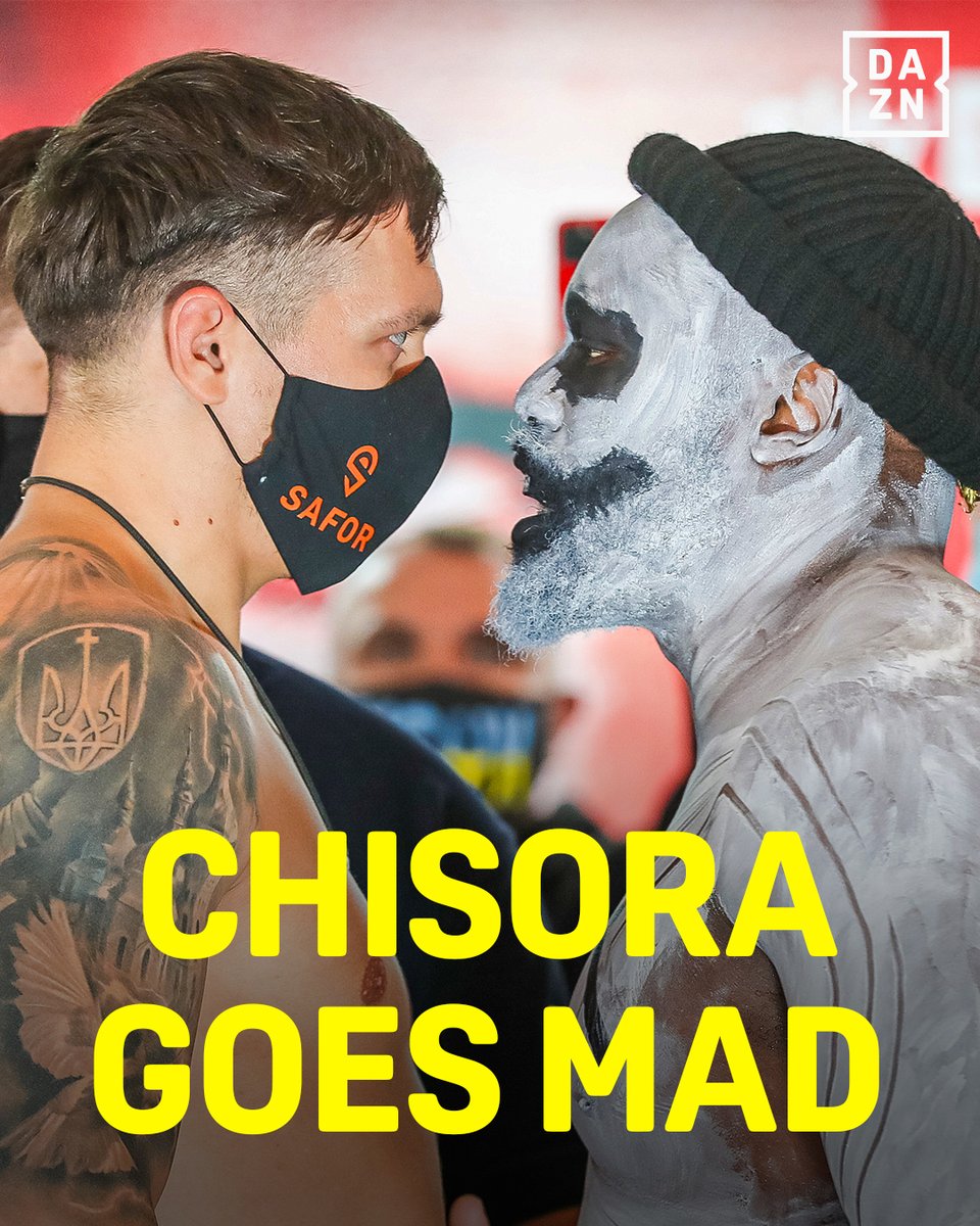 Derek Chisora has always been a bit mad... and we love him for it 😅 🎟️ Buy CHISORA vs WILDER HERE --> #ChisoraWilder | April 4 | Live Exclusively on DAZN